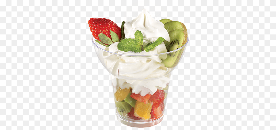 Fruit Salad With Ice Cream Image Ice Cream, Dessert, Food, Ice Cream, Frozen Yogurt Free Png