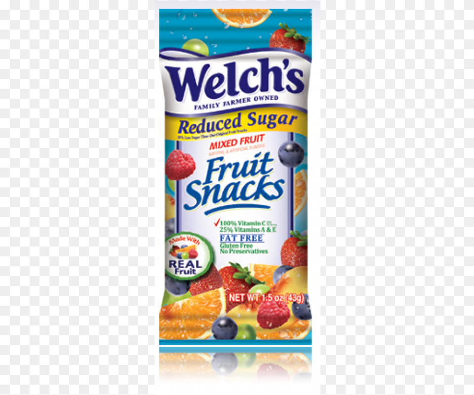 Fruit Snacks Reduced Sugar Packaged Food Nutrition Labels, Ketchup, Snack, Juice, Beverage Free Png Download