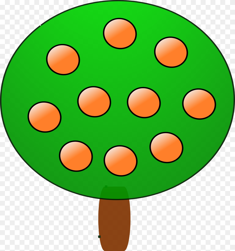 Fruit Tree 3 Orange Clip Arts Orange, Food, Sweets, Candy, Disk Free Png