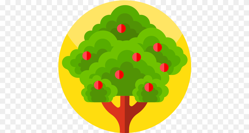Fruit Tree Free Nature Icons Natural Foods, Plant, Green, Vegetation, Sphere Png