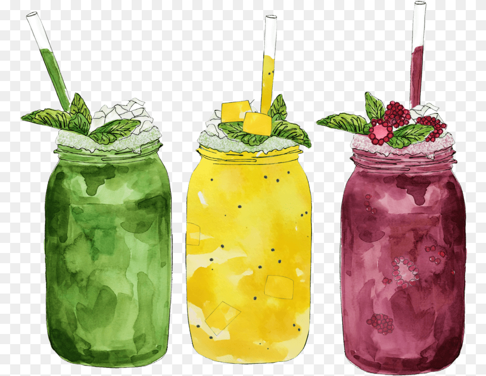 Fruit Veggie Smoothies Fruit, Plant, Herbs, Mint, Alcohol Png