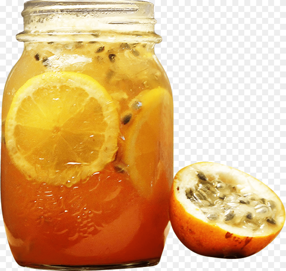 Fruit Water In Mason Jar Png