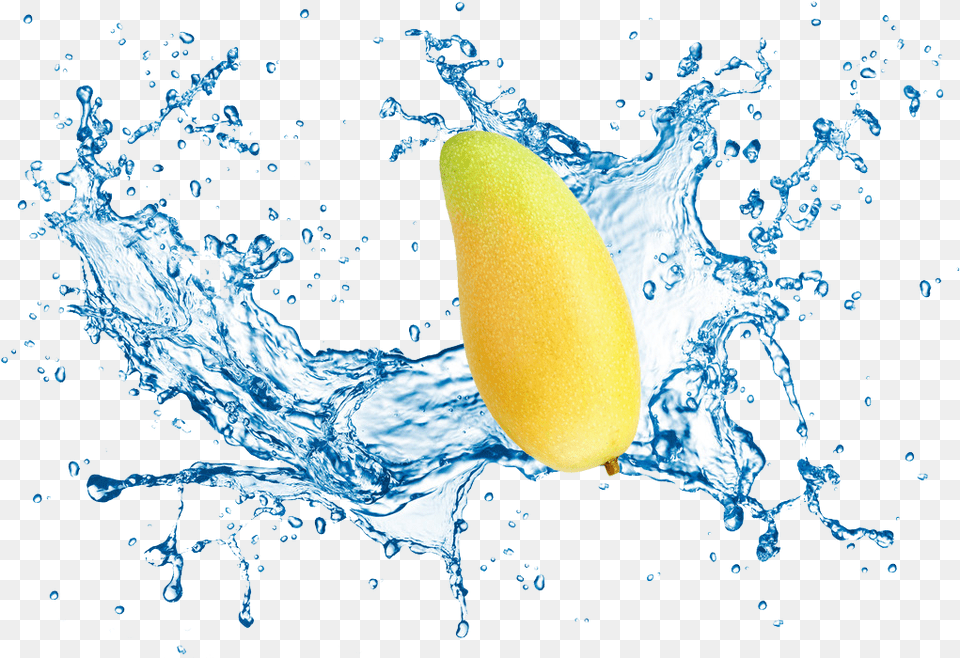 Fruit Water Splash Clipart Computer, Food, Plant, Produce, Egg Free Png Download