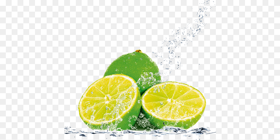 Fruit Water Splash Transparent Lime Splash, Citrus Fruit, Food, Plant, Produce Png Image