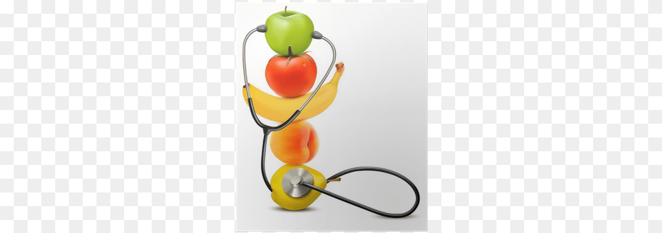 Fruit With A Stethoscope Dash Diet Habit Next Step Actions, Food, Plant, Produce Free Png Download