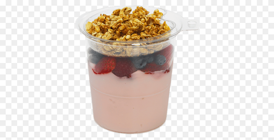 Fruit Yoghurt With Granola, Food, Grain, Produce Free Png