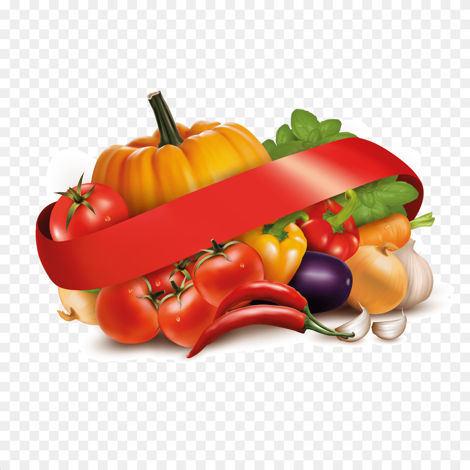 Fruits And Vegetable Vector Background, Food, Lunch, Meal, Plant Free Png Download