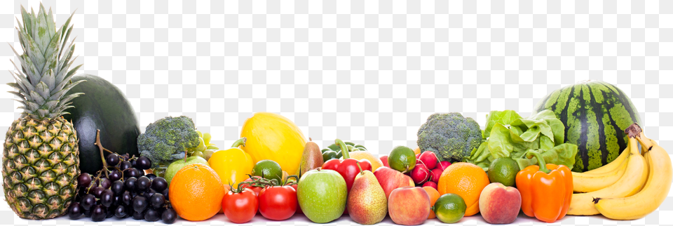 Fruits And Vegetables Border, Food, Fruit, Plant, Produce Free Png