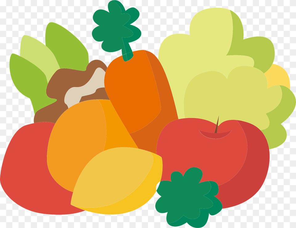 Fruits And Vegetables Clipart, Food, Fruit, Plant, Produce Free Transparent Png