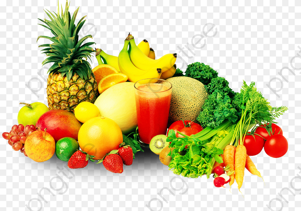 Fruits And Vegetables Clipart Nutrition Fruits And Vegetables Transparent, Produce, Food, Fruit, Plant Free Png