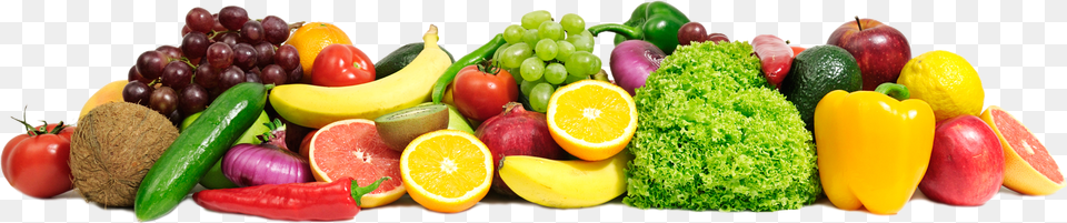 Fruits And Vegetables Line, Food, Fruit, Plant, Produce Free Transparent Png