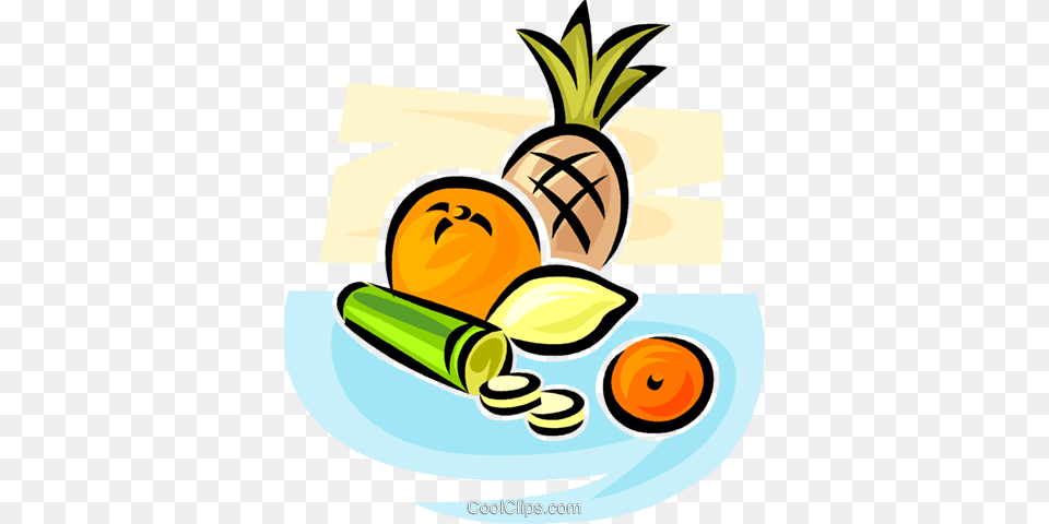 Fruits And Vegetables Royalty Free Vector Clip Art Illustration, Food, Fruit, Produce, Plant Png Image