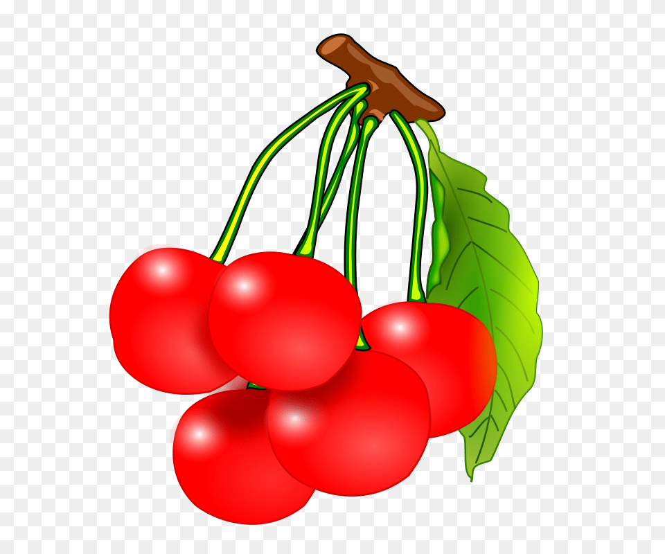 Fruits Clipart Cherries Clip, Cherry, Food, Fruit, Plant Free Png Download