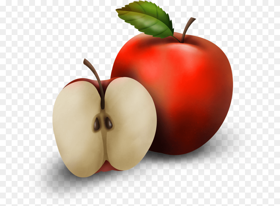 Fruits Clipart Tropical Fruit, Apple, Food, Plant, Produce Png Image