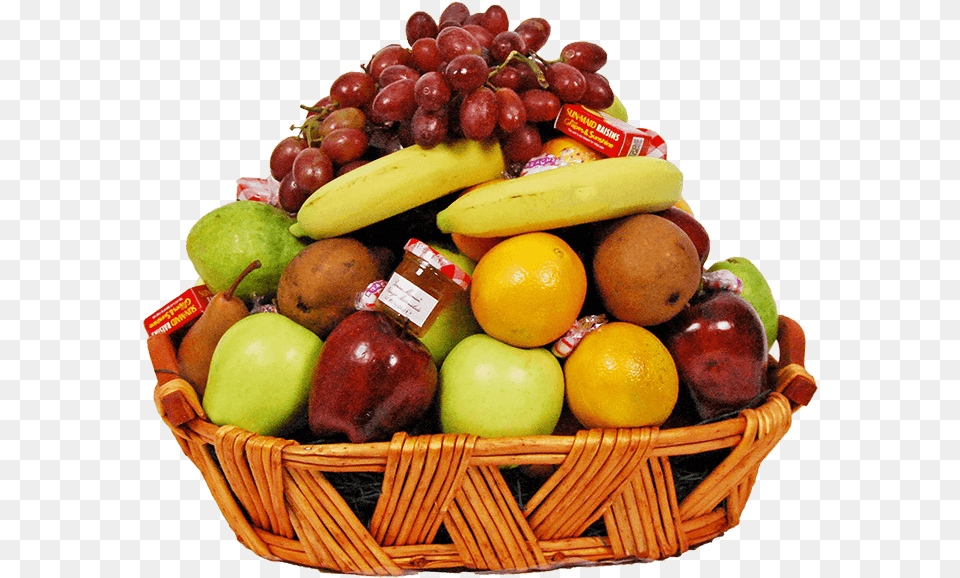 Fruits Transparent Basket Basket Of Fruits, Produce, Plant, Fruit, Food Free Png
