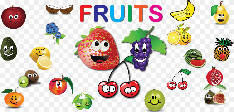 Fruits Transparent Preschool Fruits For Kids, Food, Fruit, Plant, Produce Free Png Download