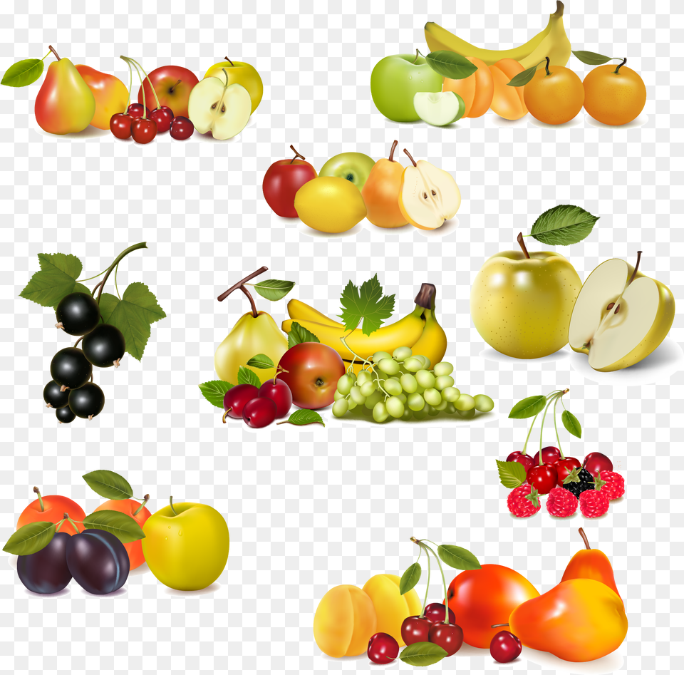 Fruits Vector Borders, Produce, Plant, Fruit, Food Free Transparent Png