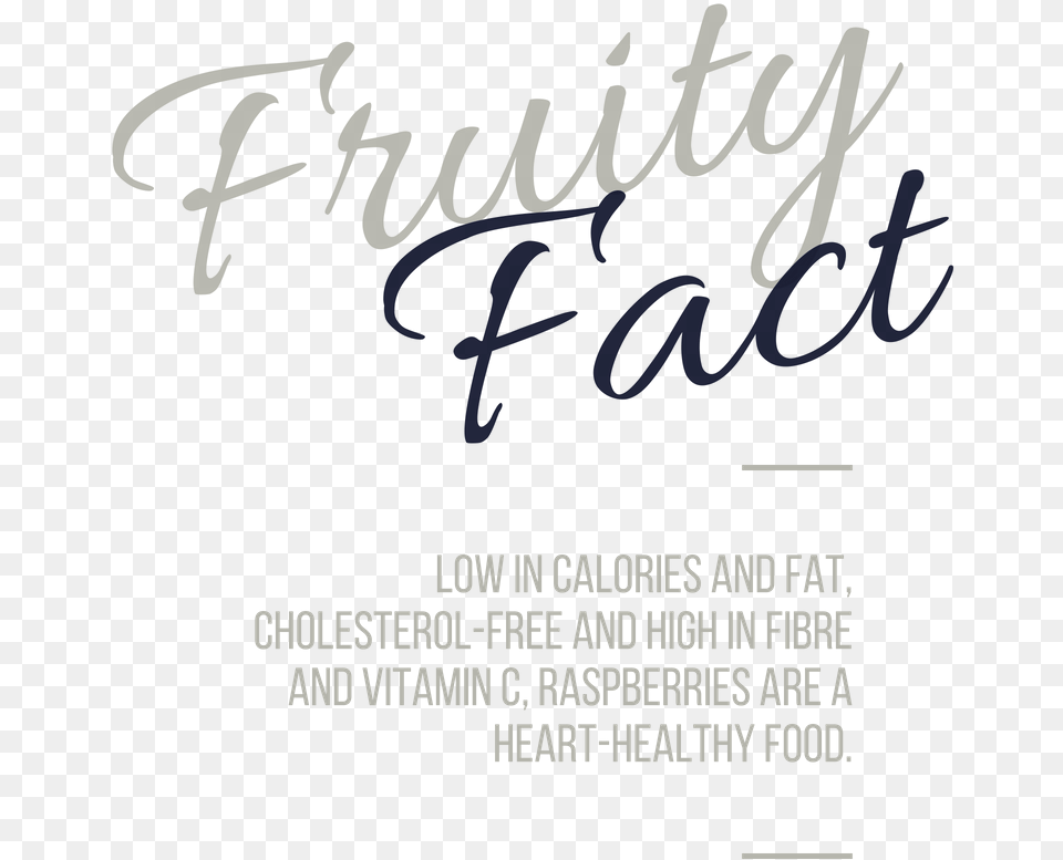 Fruity Fact Raspberry Calligraphy, Text, Handwriting, Advertisement, Poster Free Png