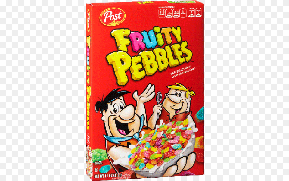 Fruity Pebbles 11 Oz Box Of Fruity Pebbles, Sweets, Food, Dessert, Cream Free Png