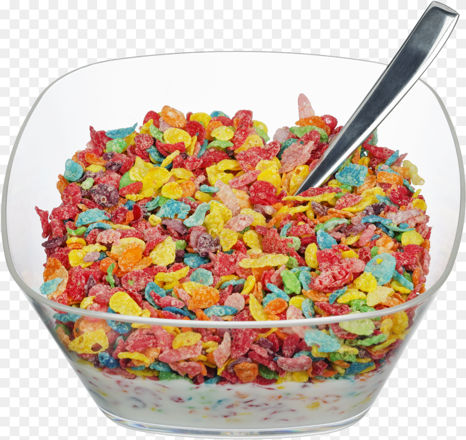 Fruity Pebbles, Bowl, Cereal Bowl, Food, Plate Png