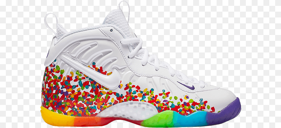 Fruity Pebbles Foams Grade School, Clothing, Footwear, Shoe, Sneaker Free Png Download