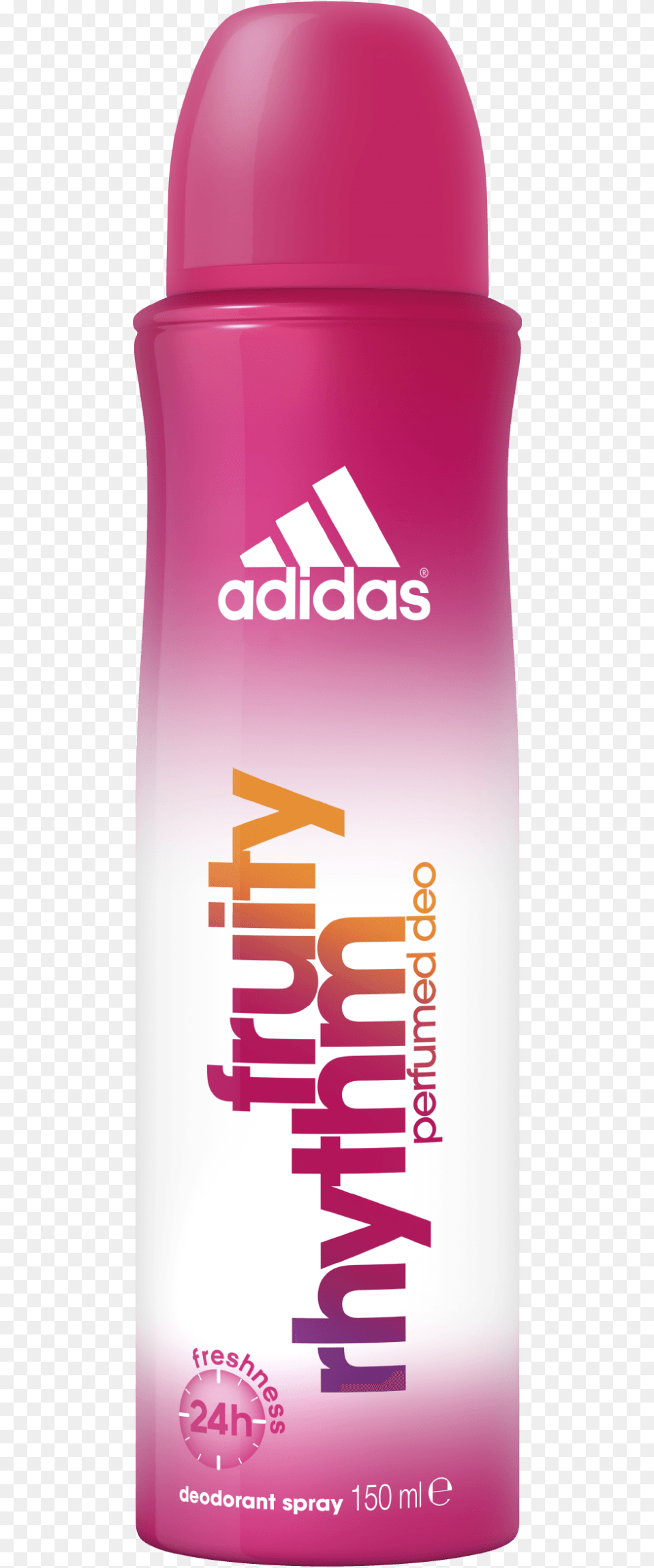 Fruity Rhythm Perfumed Deodorant Body Spray For Her Adidas Women Deo Spray Fruity Rhythm, Cosmetics, Bottle, Shaker Free Png