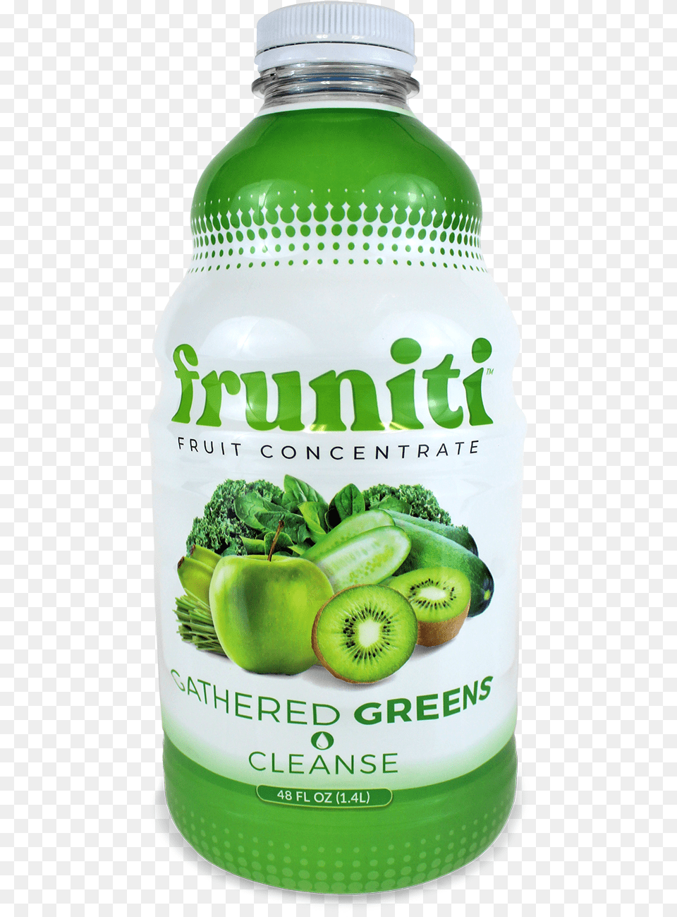 Fruniti 48oz Gathered Greens S Vegetable Juice, Beverage, Food, Fruit, Plant Png