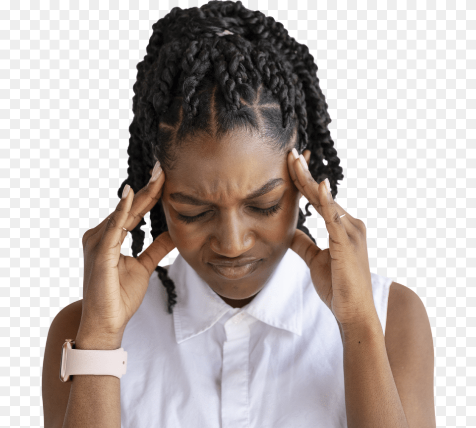 Frustrated African American Marketer Business Owner Dreadlocks, Face, Head, Person, Sad Free Png Download