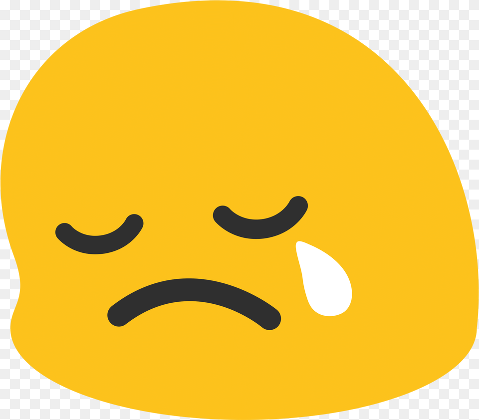 Frustrated Emoji Android Sad Sticker, Cap, Hat, Clothing, Swimwear Free Transparent Png