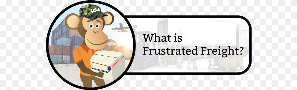 Frustrated Freight Is Defined As Any Shipment Or Package Cartoon, Box, Cardboard, Carton, Package Delivery Free Png Download