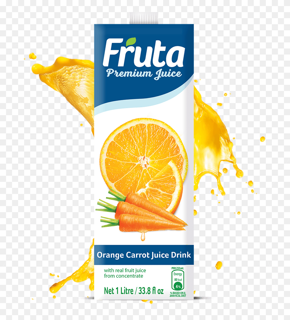 Fruta Orange Carrot, Advertisement, Juice, Beverage, Citrus Fruit Png