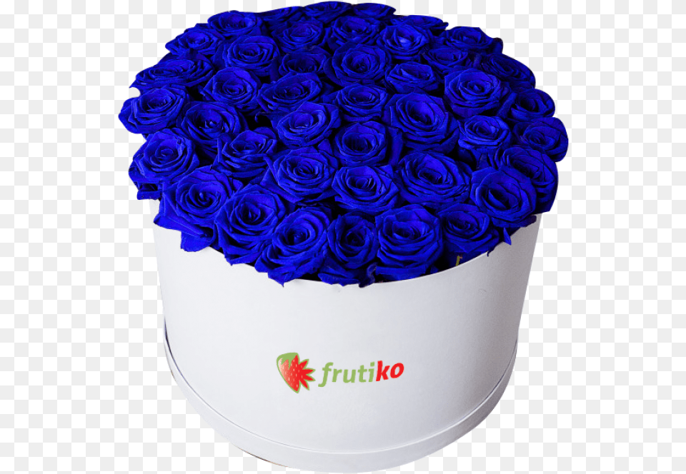 Frutiko Box With Freshly Cut Blue Roses Images Frutiko, Flower Arrangement, Plant, Flower Bouquet, Flower Png