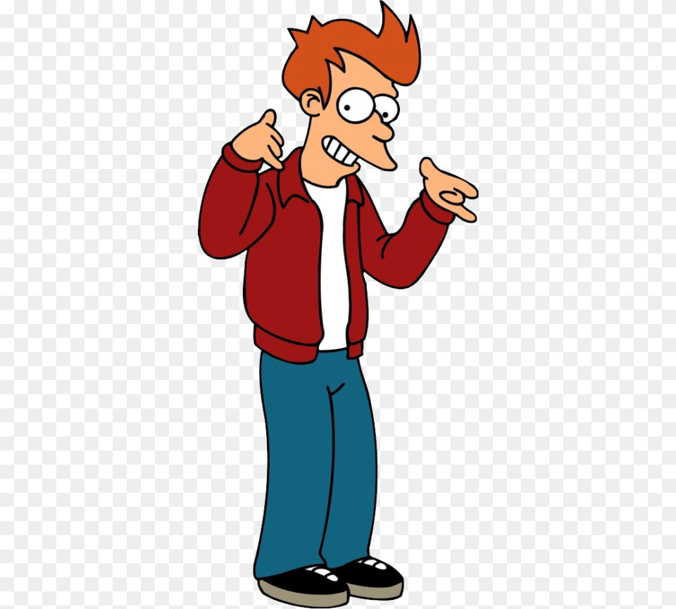 Fry From Futurama, Person, Cartoon, Face, Head Free Transparent Png
