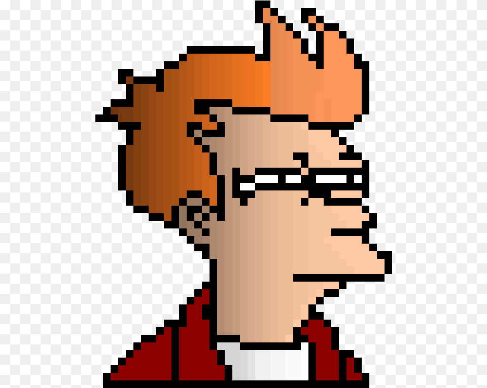 Fry From Futurama Futurama Fry Pixel Art, Head, Person, Body Part, Face Png