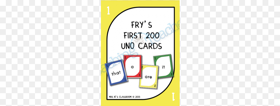 Fry39s 1st 200 Words Printable Fry Word Uno, Text, Number, Symbol, Advertisement Png