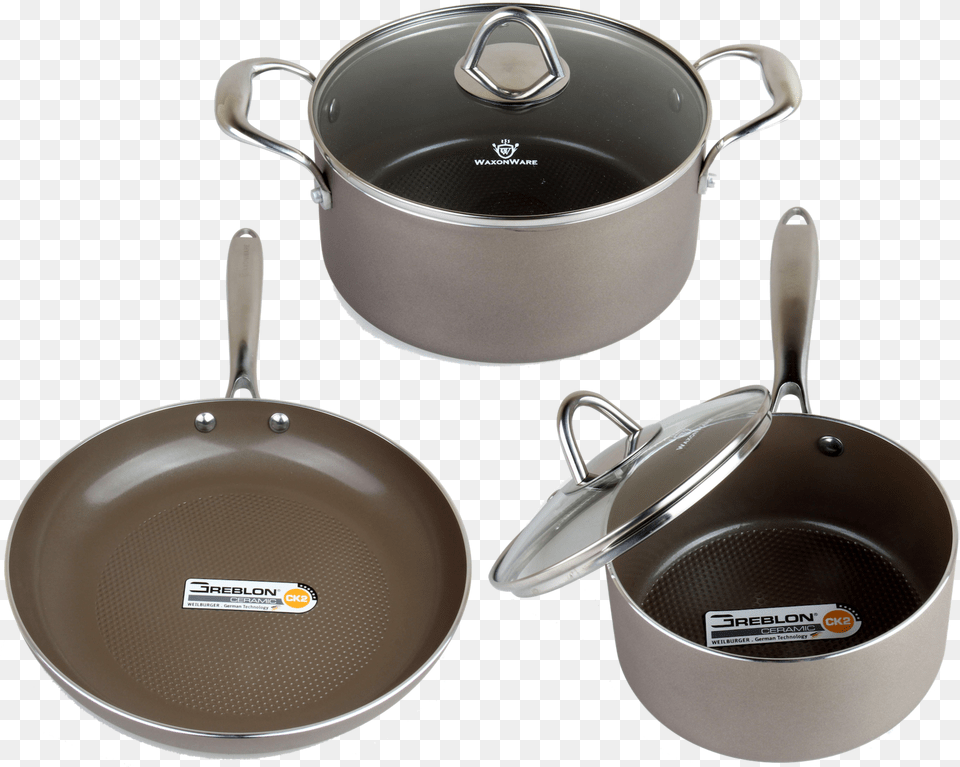 Frying Pan And Saucepan Set, Cooking Pan, Cookware, Pot, Cup Free Png