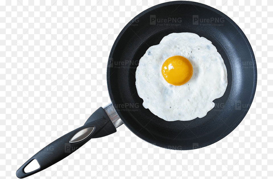 Frying Pan Fried Egg Fried Egg, Cooking Pan, Cookware, Food, Frying Pan Free Transparent Png