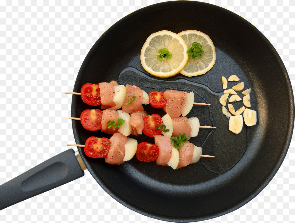 Frying Pan With Food, Food Presentation, Plate, Cooking Pan, Cookware Free Png