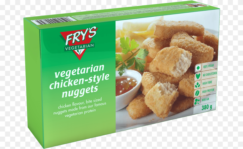 Frys Vegan Food Packaging, Fried Chicken, Nuggets Free Png Download
