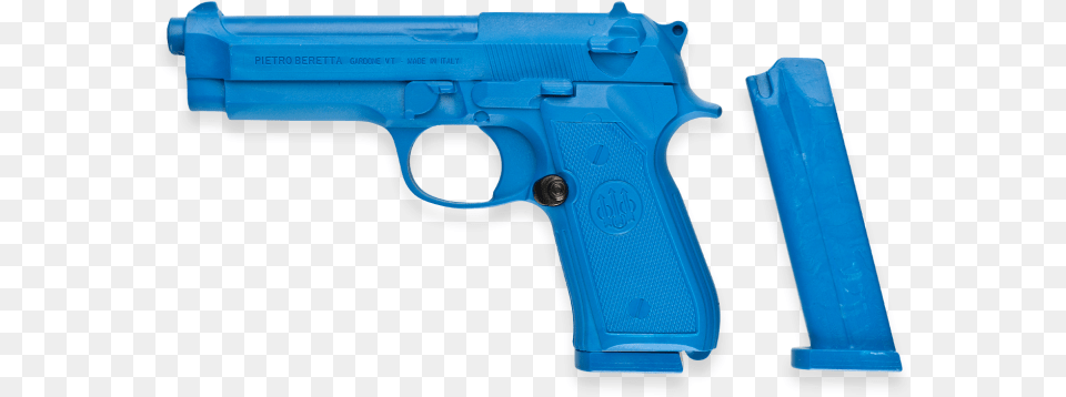 Fs Training Pistol Beretta M9 Blue Gun, Firearm, Handgun, Weapon Free Transparent Png
