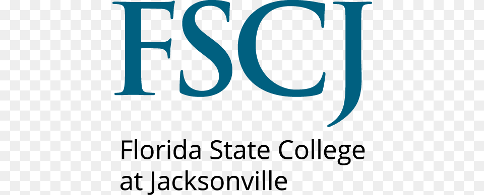 Fscj Vertical Logo Florida State College At Jacksonville Logo, Text Png