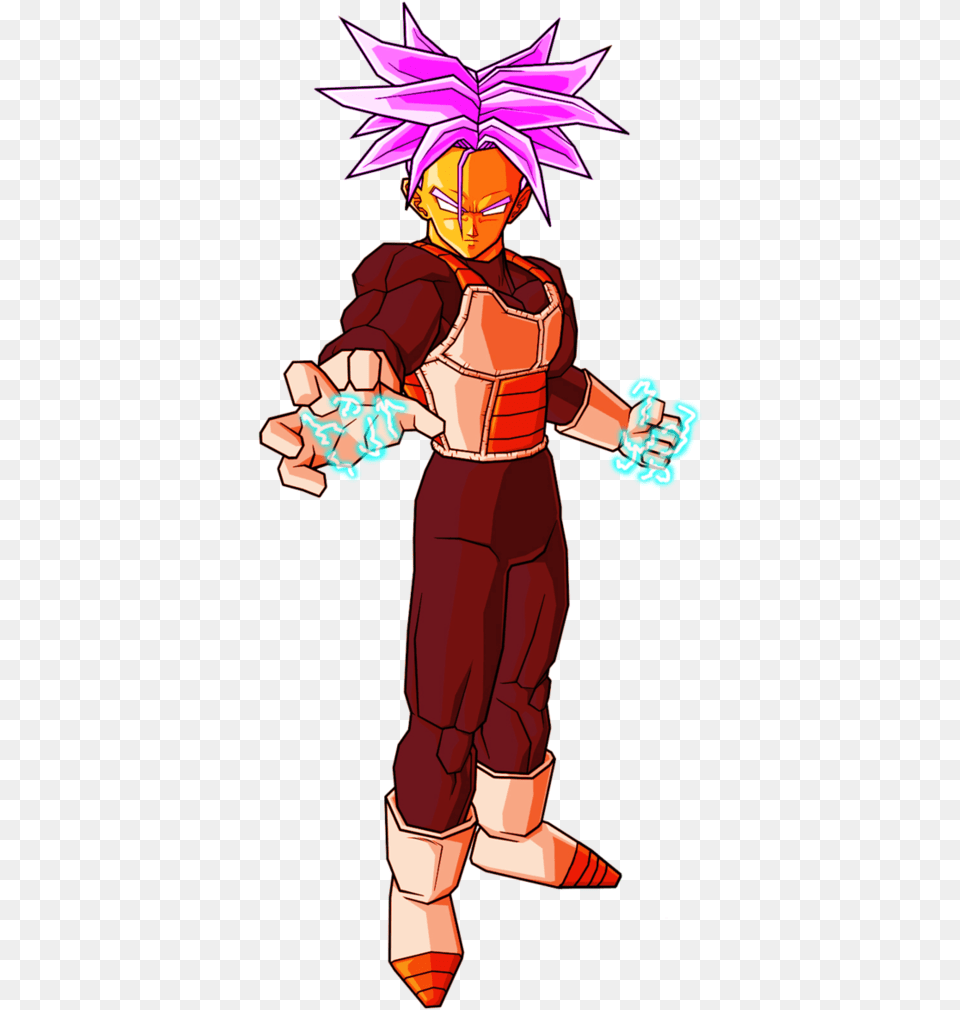 Fssj Future Trunks By False Ssj Trunks, Book, Comics, Publication, Person Free Png