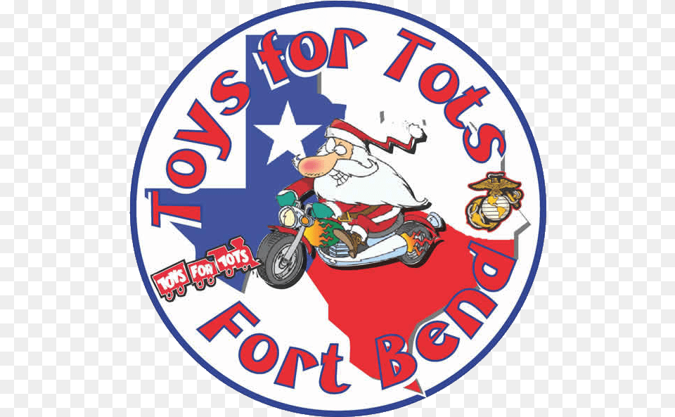 Ft Bend County Toys For Tots Toys For Tots, Baby, Person, Motorcycle, Transportation Free Png