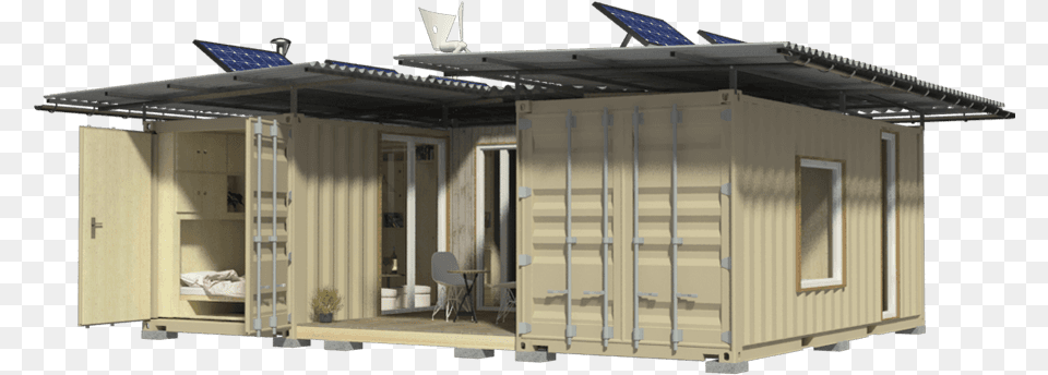 Ft Two Container House, Furniture, Chair, Hut, Outdoors Free Png Download