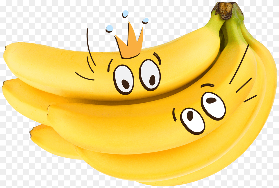 Fte Sticker Awesome Picsart Banana Banana Image For Picsart, Food, Fruit, Plant, Produce Free Png