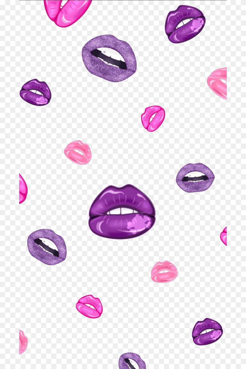Ftedtickers Lips Kiss Love Pink Purple Glitter Sparkle Papel De Parede Para Celular Feminino, Accessories, Gemstone, Jewelry, Crystal Png Image