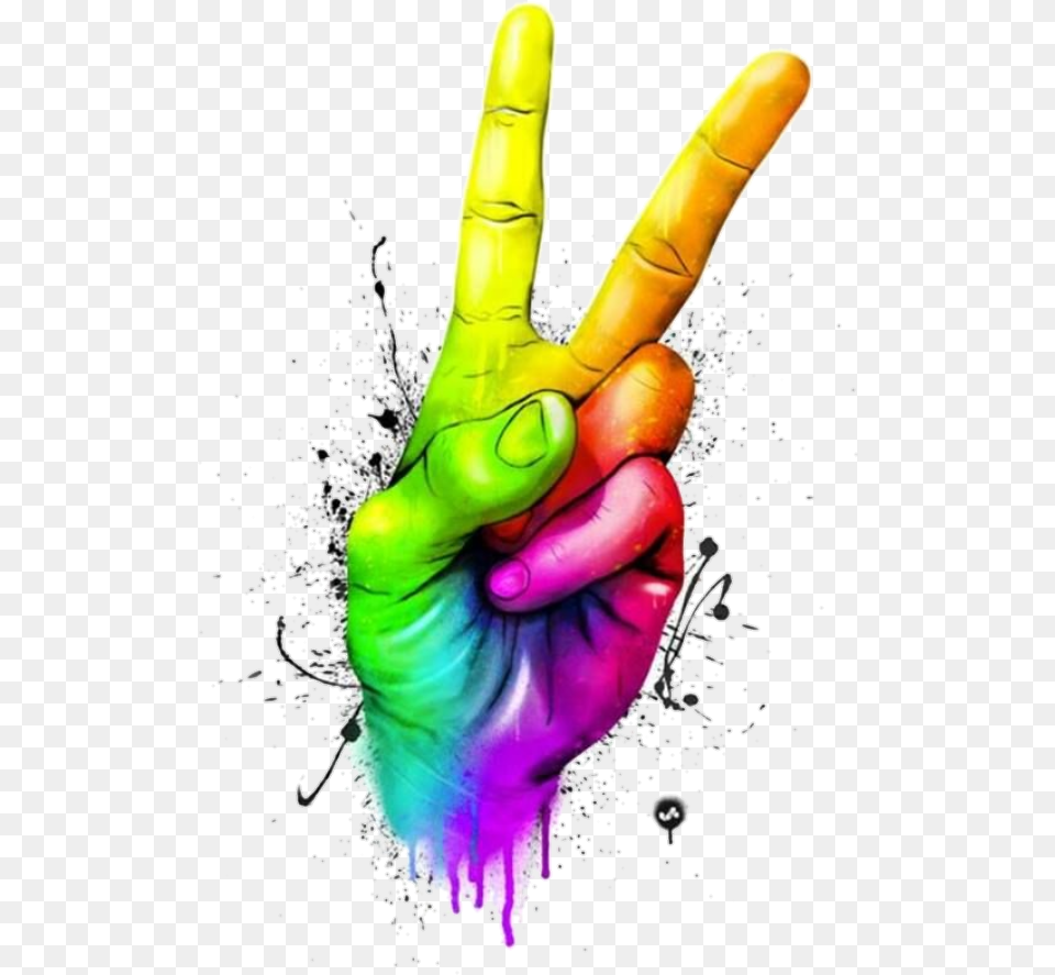 Ftehandsigns Handsigns Hand Signs Peace Cool Peace Hand Symbol, Body Part, Finger, Person, Purple Png Image