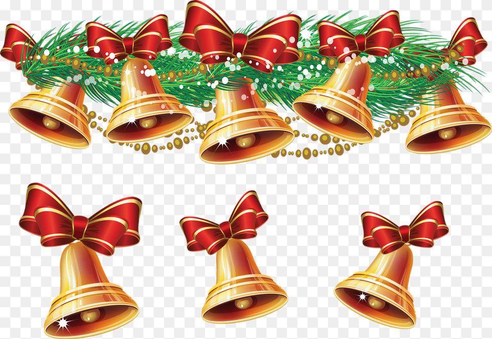 Ftes De Fin D Anne Cloches Background Christmas Bell Clipart Free Transparent Png