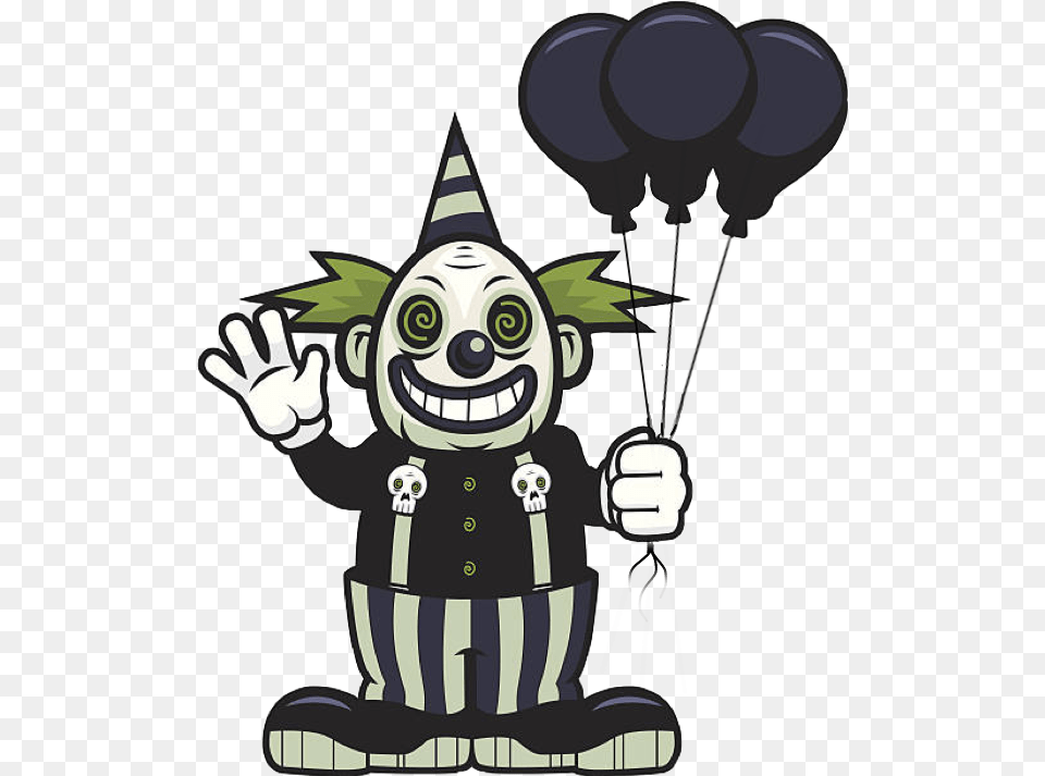 Ftescaryclowns Scaryclown Clown Scary Balloon Death Creepy Clown Clip Art, Baby, Person Free Png Download