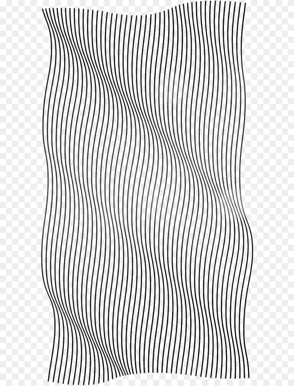 Ftestickers 4trueartists Black Lines Slims Waves, Home Decor, Person, Woven, Linen Free Transparent Png